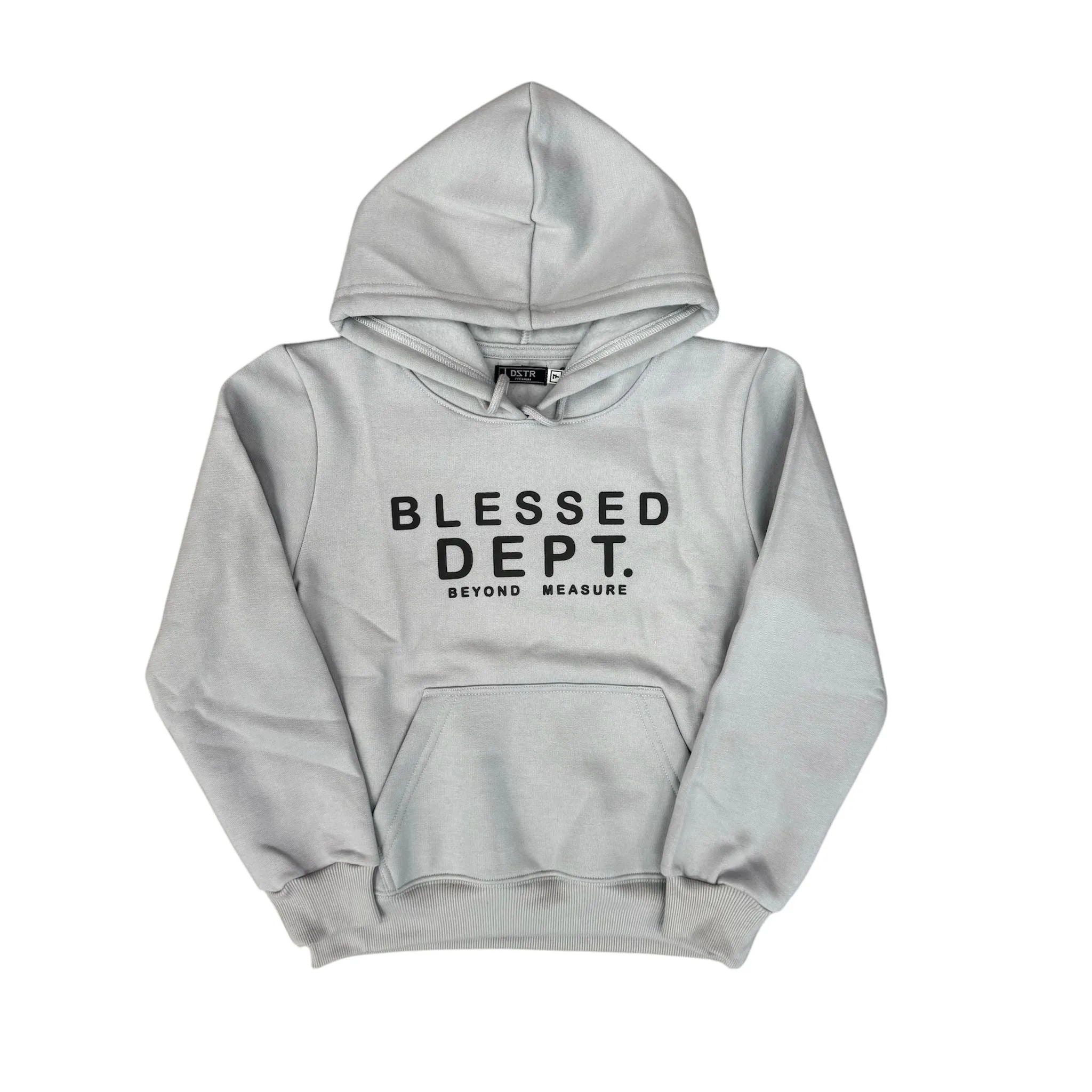 Disaster Blessed Grey/Black Hoodie Kids