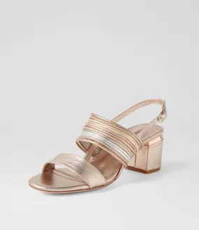 DJANGO & JULIETTE Sarim Platino Metallic Multi Sandals