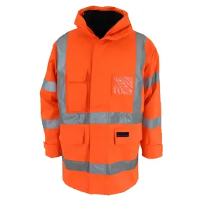 DNC HiVis 6 in 1 Breathable rain jacket Biomotion 3572