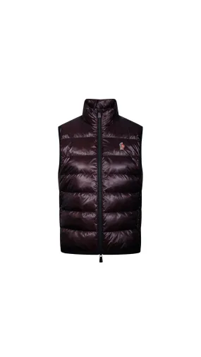 Down Vest - Dark Brown