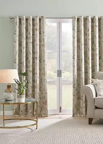 Dreams & Drapes Dahlia Pair of Eyelet Curtains | Kaleidoscope