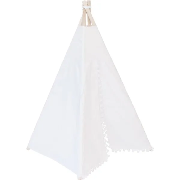 E&E Itty Bitty Beckett Play Tent, White