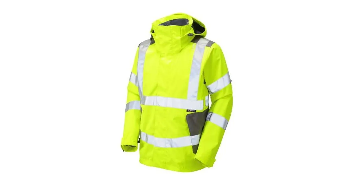 Exmoor ISO 20471 Class 3 Breathable Jacket Yellow | Work & Wear Direct