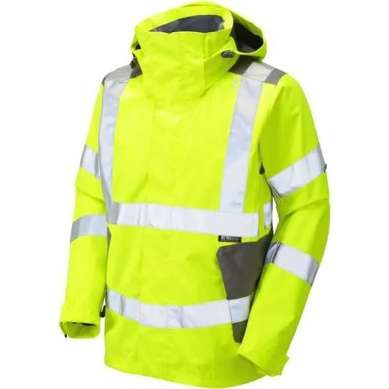 Exmoor ISO 20471 Class 3 Breathable Jacket Yellow | Work & Wear Direct