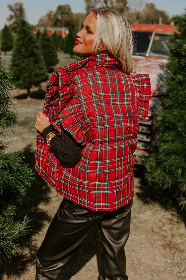 Finding Inner Peace Plaid Vest