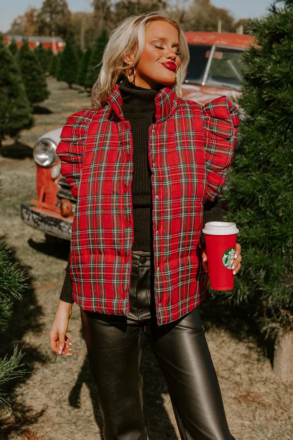 Finding Inner Peace Plaid Vest