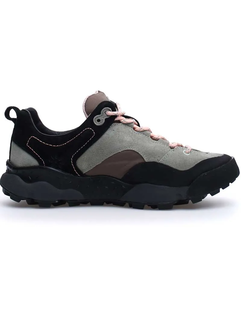 Flower Mountain Back Country Hikerdelic Man Trainers Black Military