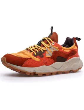 Flower Mountain Yamano 3 Hikerdelic Man Trainers Brown Orange