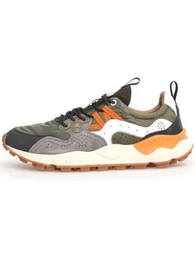 Flower Mountain Yamano 3 Ripstop Trainers Anthracite Khaki