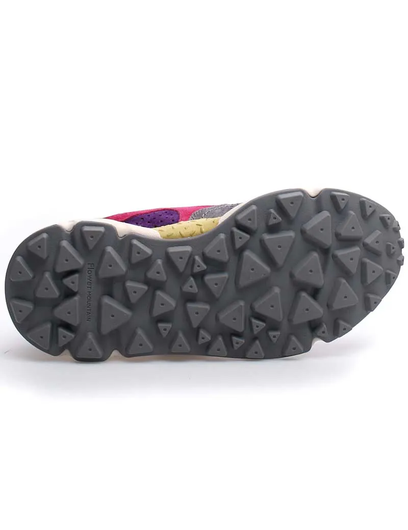 Flower Mountain Yamano 3 Woman Suede Trainers Black Violet