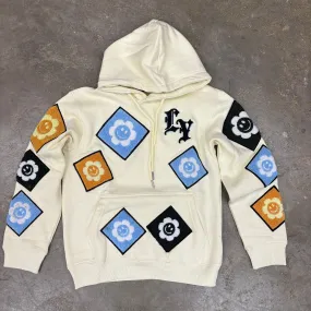 Focus Patch Ivory Hoodie Boys