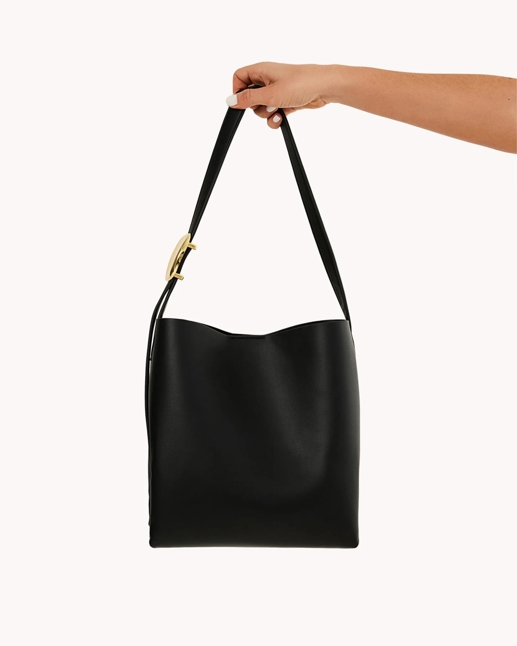 FRANCESCA SHOULDER BAG - BLACK