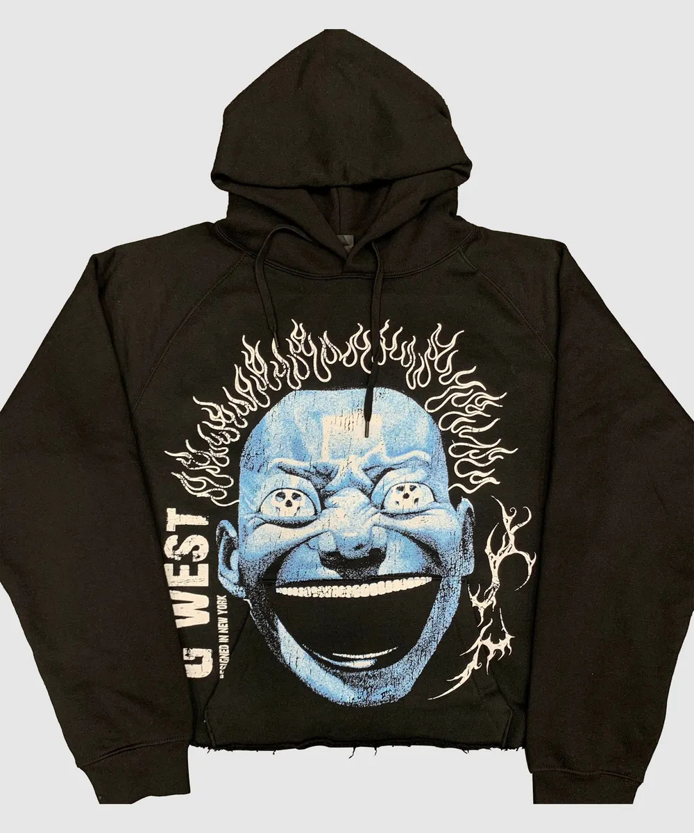 G West Electrical Einstein Double Hit Crop Hoodie