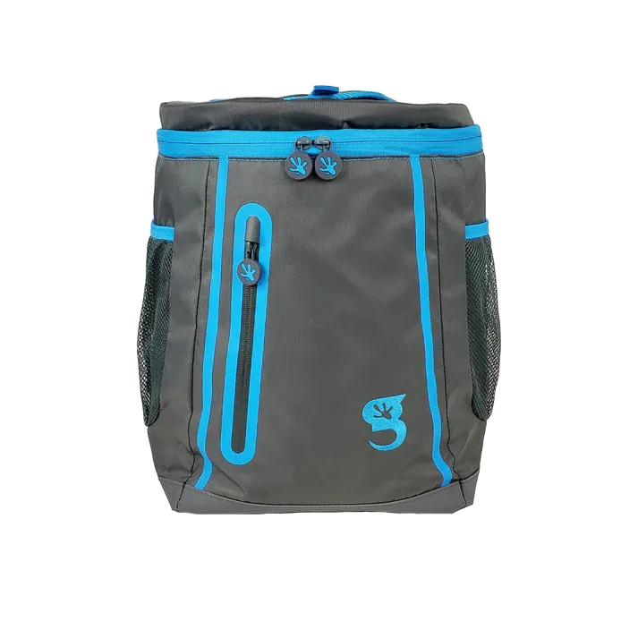 Geckobrands OptiCOOL Backpack Cooler - Gray/Blue