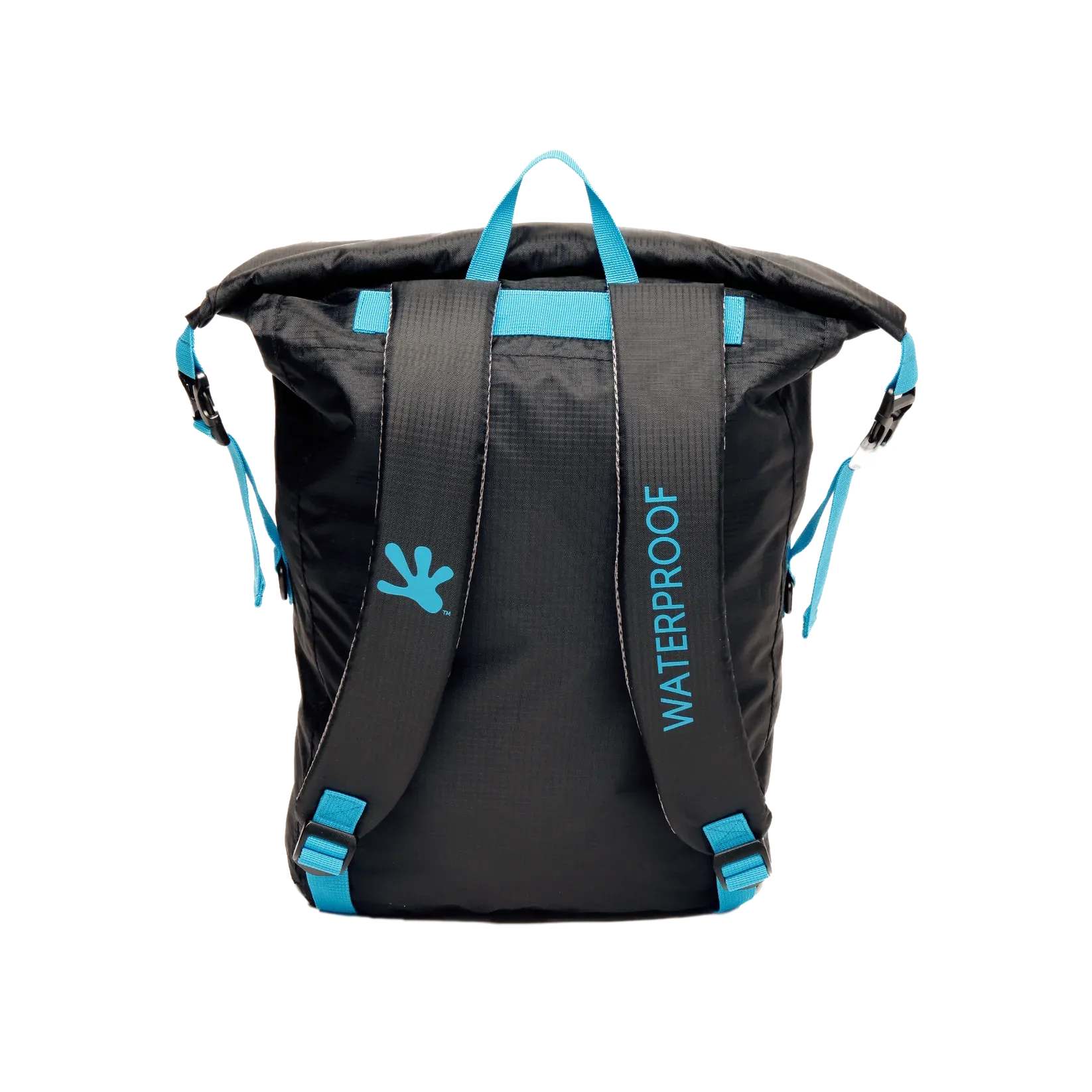 Geckobrands Waterproof Light Backpack - Black/Blue