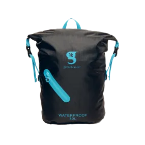 Geckobrands Waterproof Light Backpack - Black/Blue