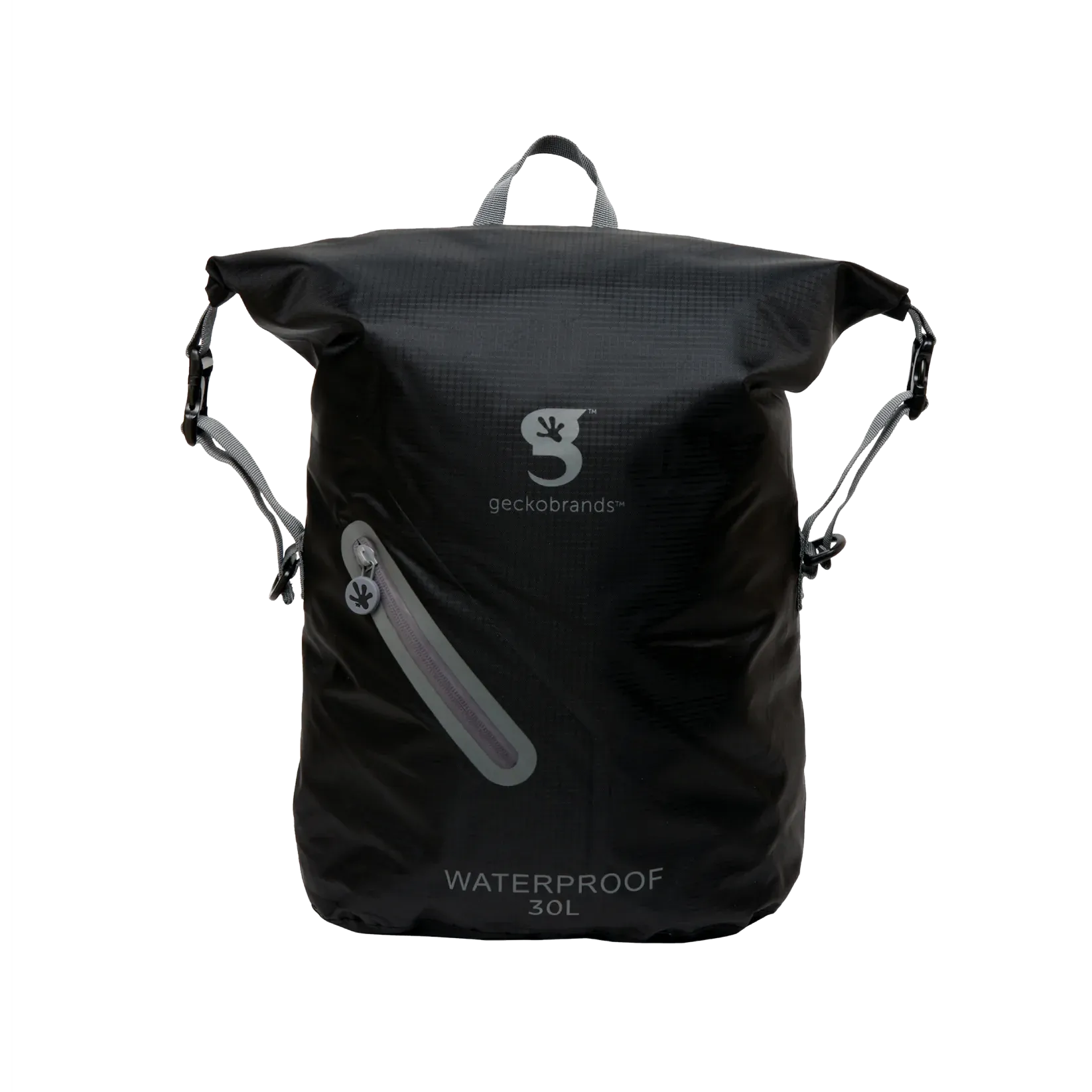 Geckobrands Waterproof Light Backpack - Black/Grey