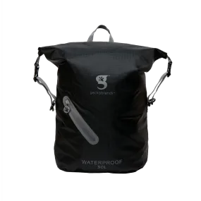 Geckobrands Waterproof Light Backpack - Black/Grey