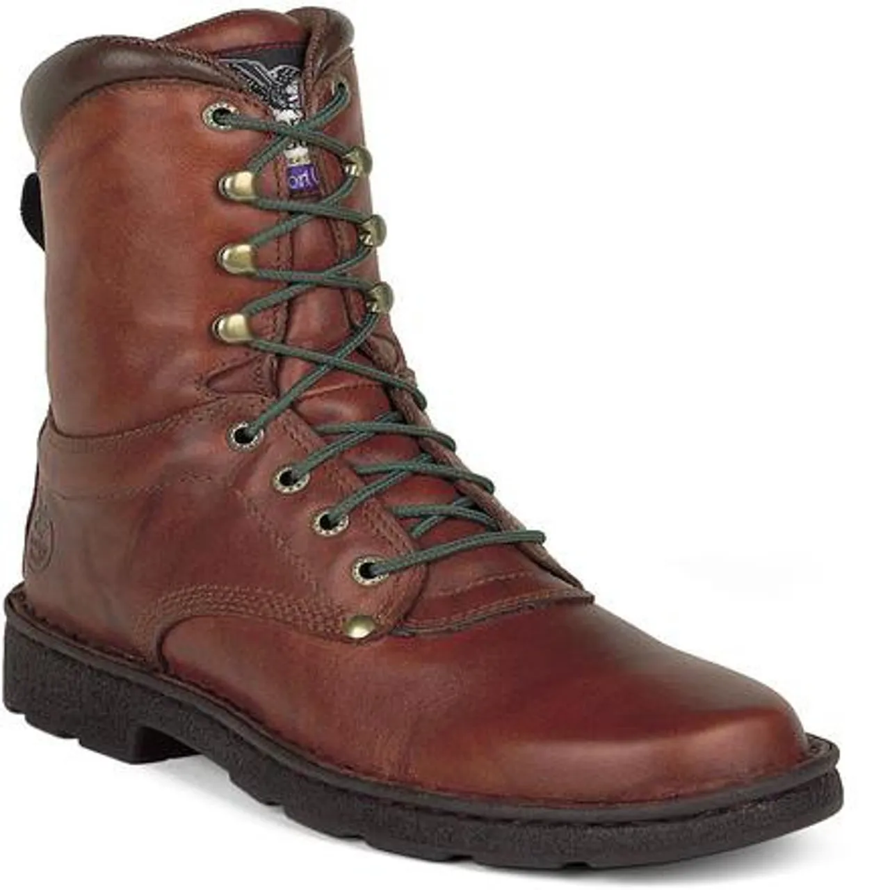 Georgia Boot Mens Eagle Light Work Boot Mens G8083 RUSSET WILDWOOD