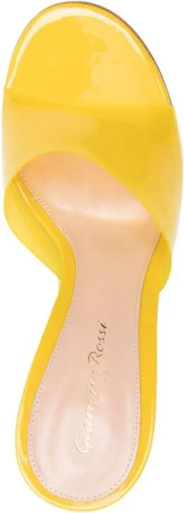 Gianvito Rossi Futura 95mm wedge mules Yellow