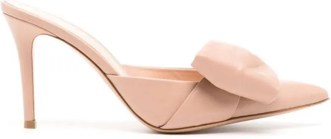 Gianvito Rossi Safira 90mm leather mules Pink