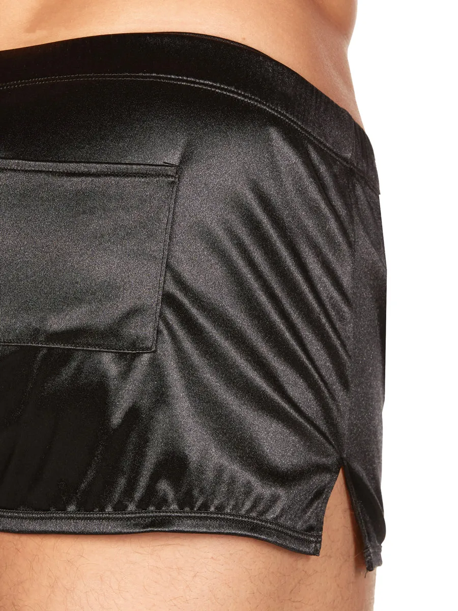 Glossy Satin Shorts