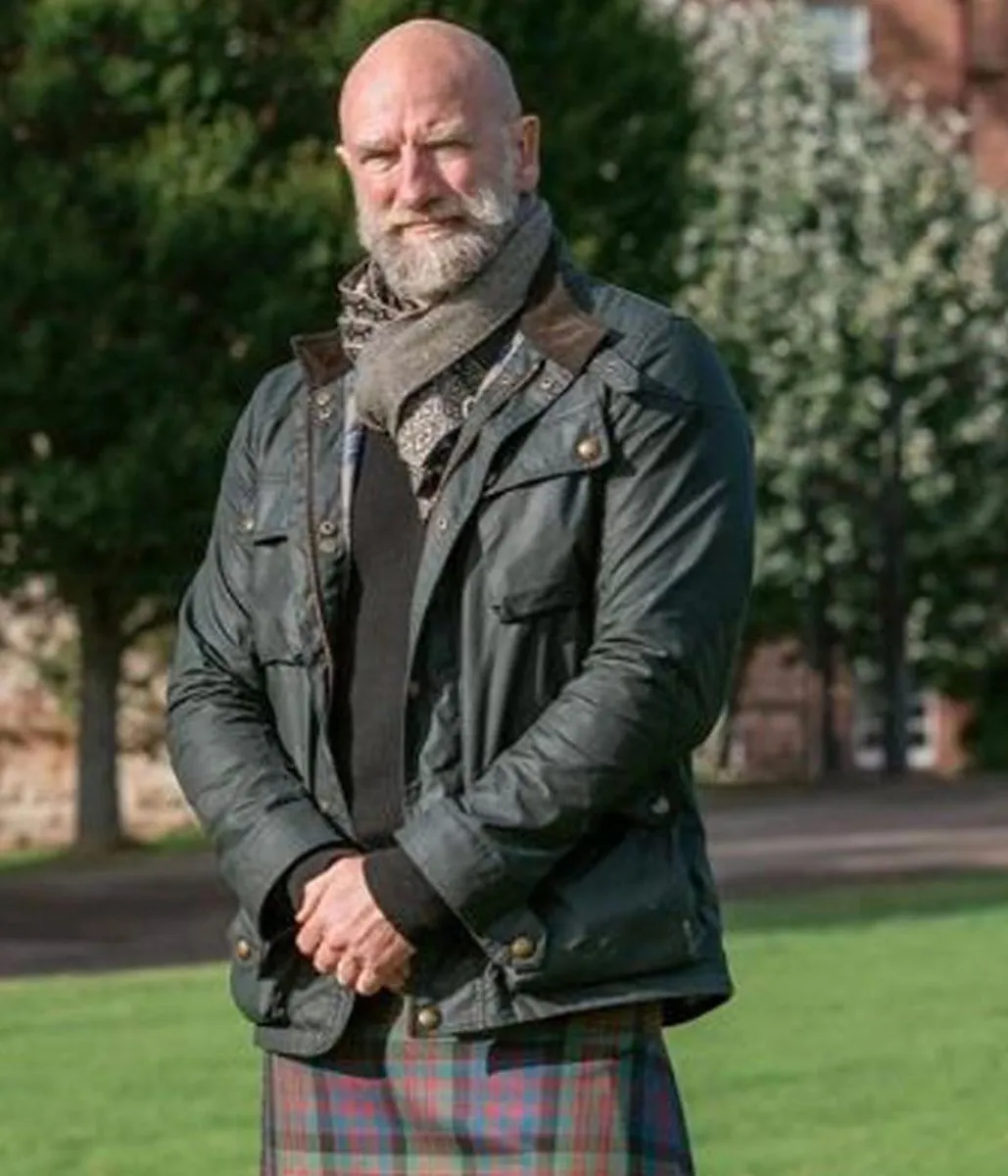 Graham Mctavish Men in Kilts A Roadtrip Sam and Graham Black Jacket