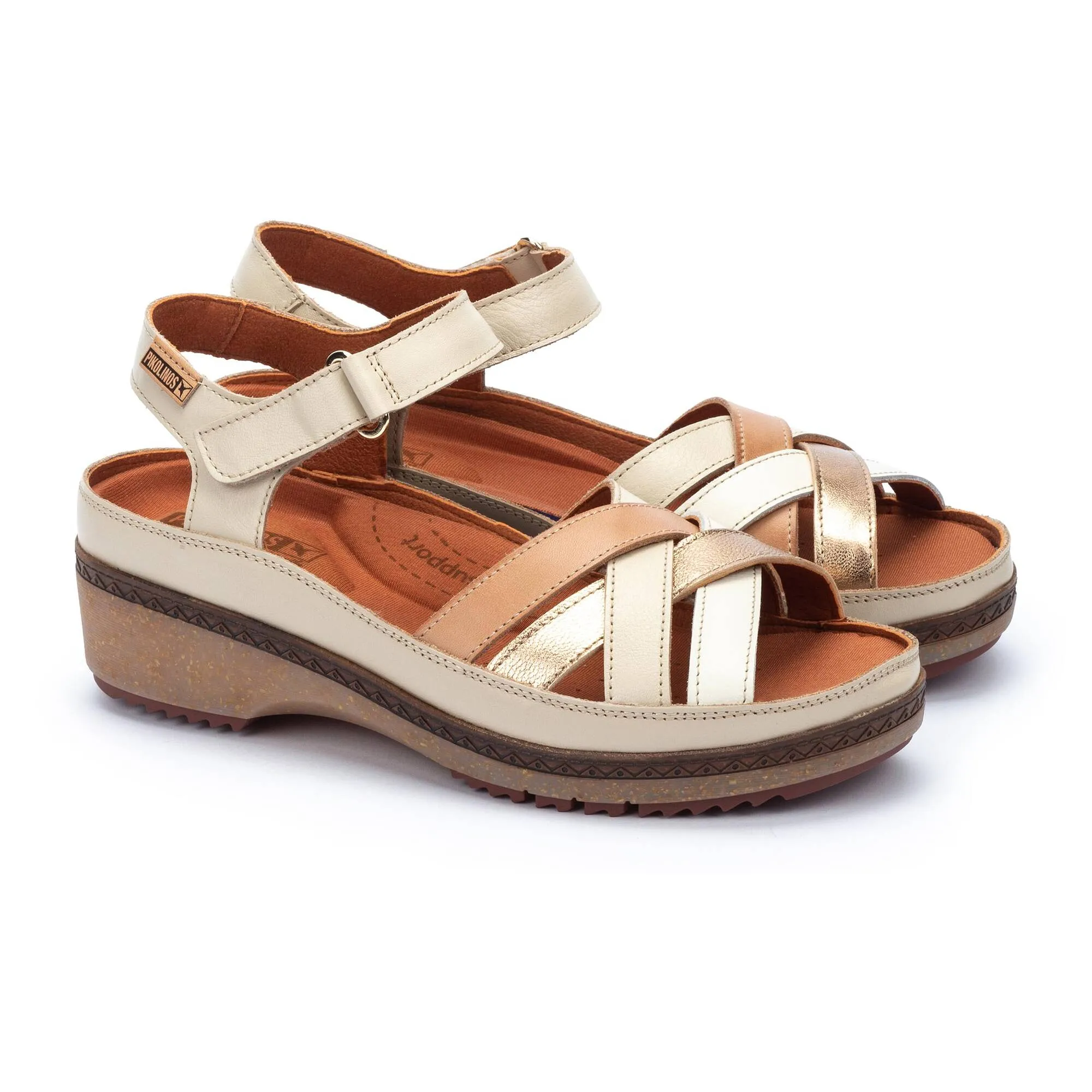 GRANADA Women's sandals with multicolor straps