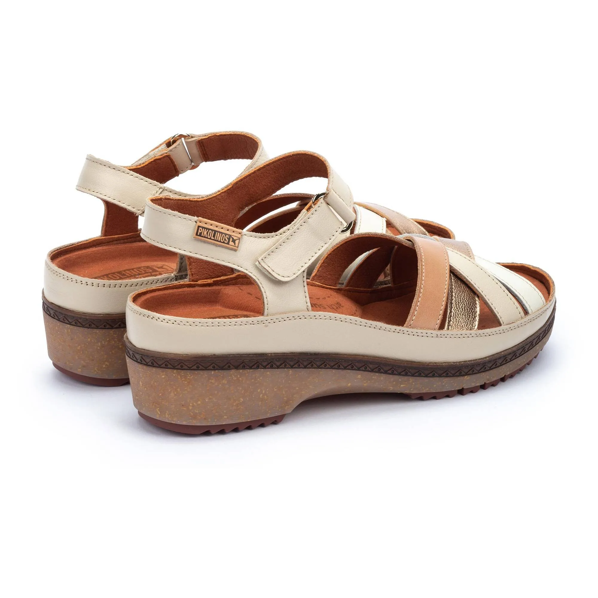 GRANADA Women's sandals with multicolor straps