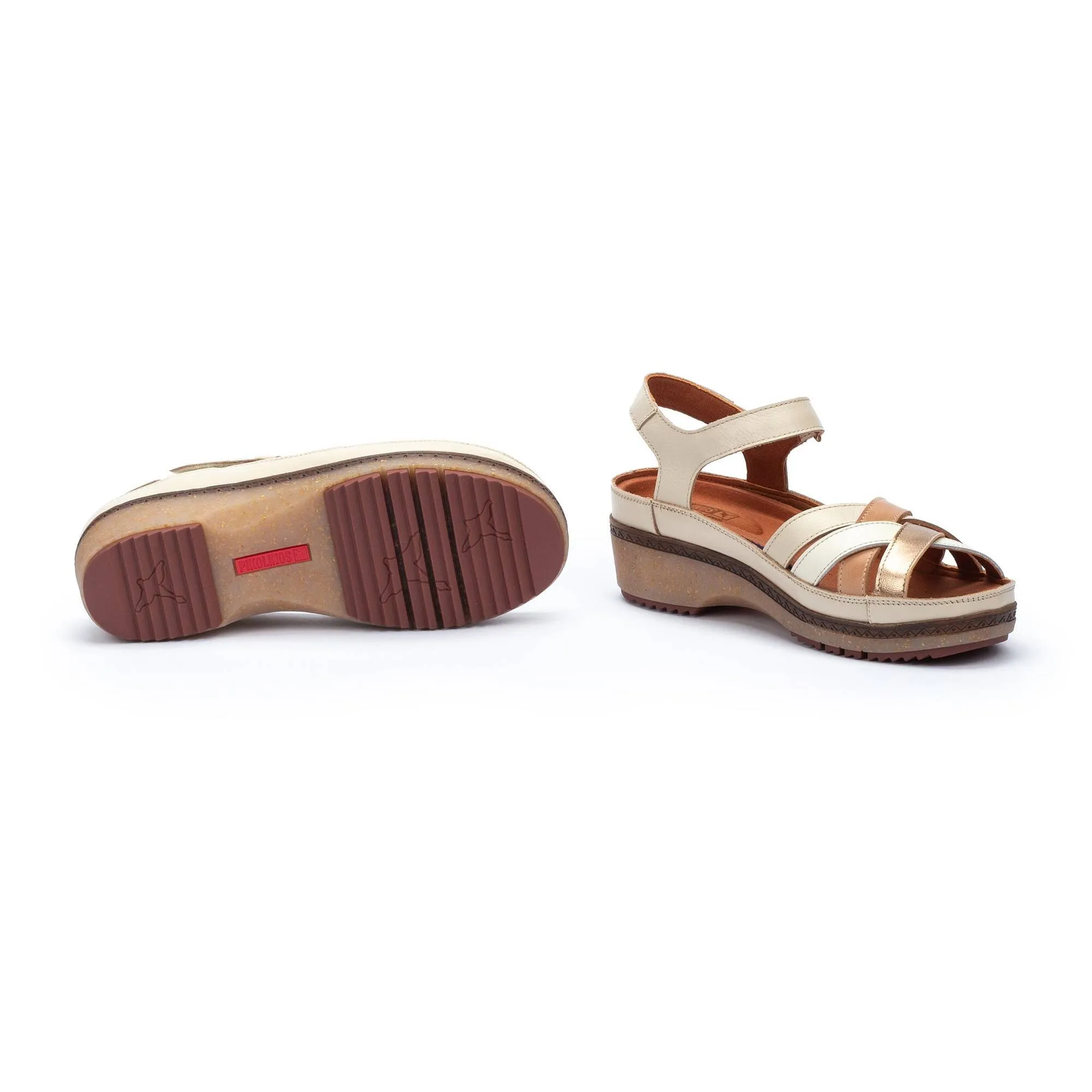 GRANADA Women's sandals with multicolor straps