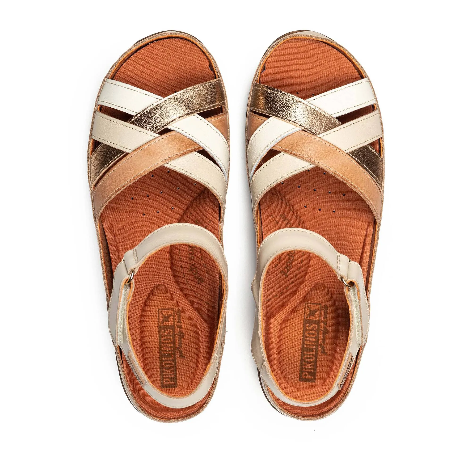 GRANADA Women's sandals with multicolor straps