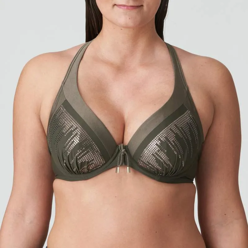 Green triangle Bikini- Unas1 Primadonna Discount- Bikini triangle plus size   Leipzig