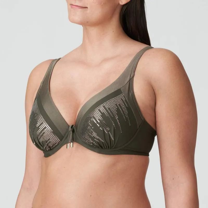 Green triangle Bikini- Unas1 Primadonna Discount- Bikini triangle plus size   Leipzig