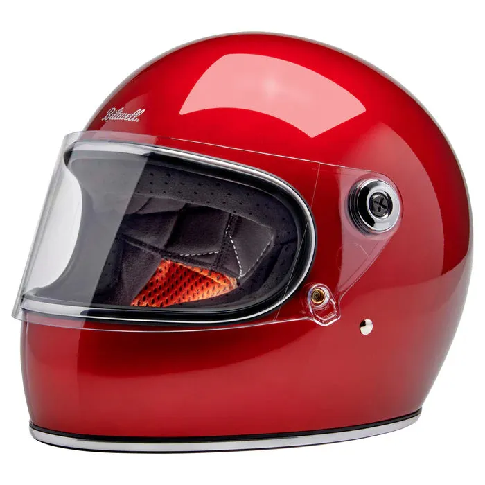 GRINGO S ECE R22.06 HELMET - METALLIC CHERRY RED