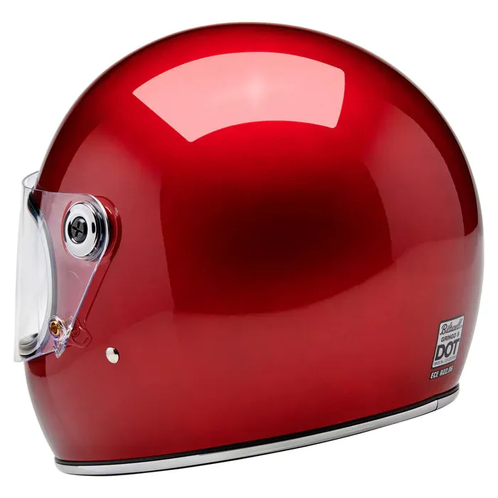 GRINGO S ECE R22.06 HELMET - METALLIC CHERRY RED