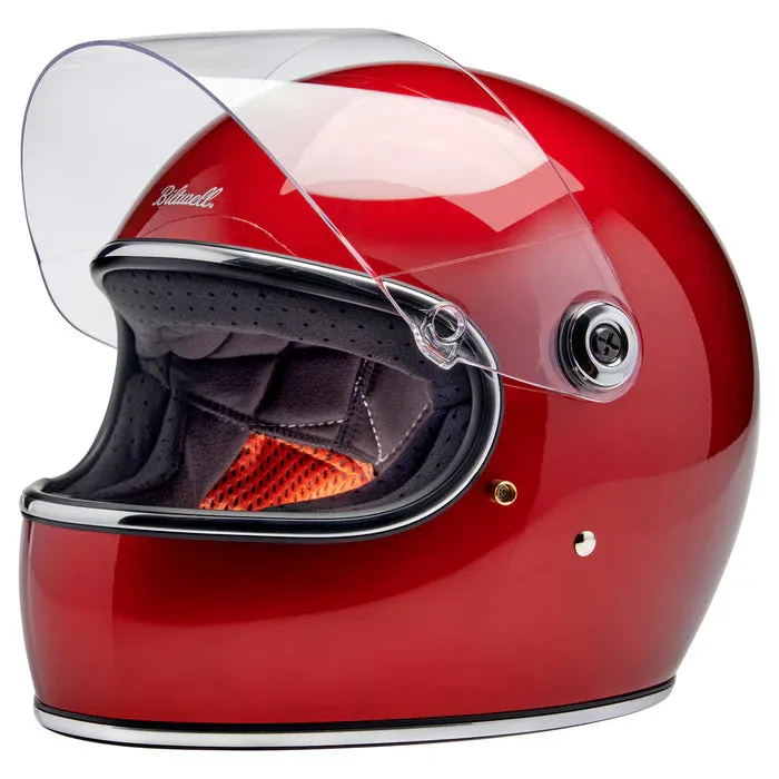 GRINGO S ECE R22.06 HELMET - METALLIC CHERRY RED