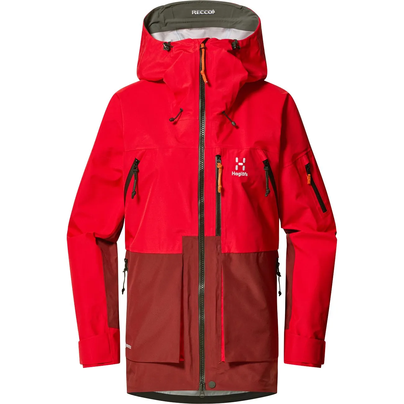 Hagl\u00f6fs - Vassi GORE-TEX\u00ae Hardshell Jacket Women bright red