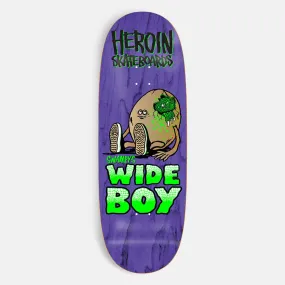 Heroin Skateboards - 10.75 Swampy Wide Boy Skateboard Deck (Various Stains)