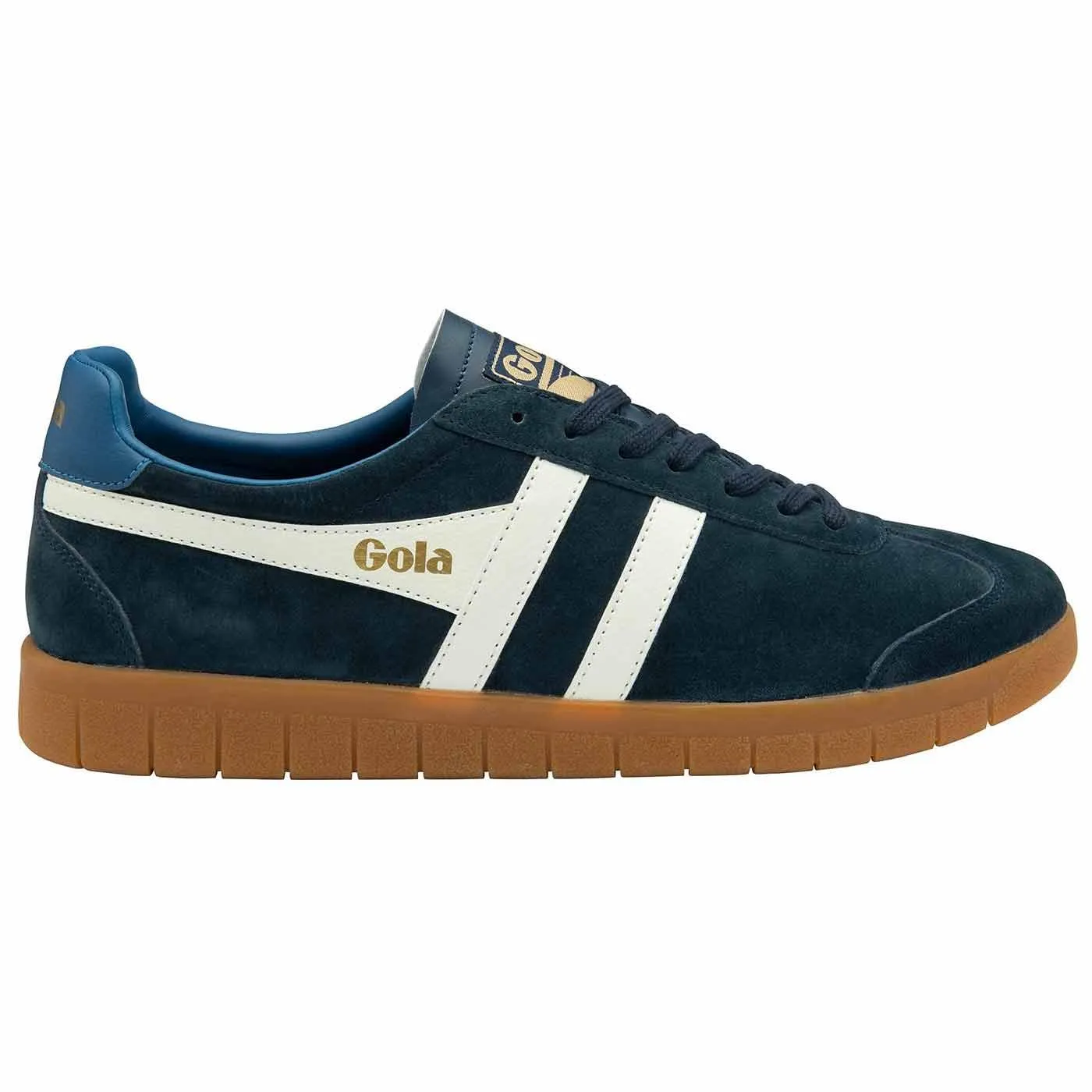 Hurricane Suede Gola Men's Retro Trainers N/OW/MB