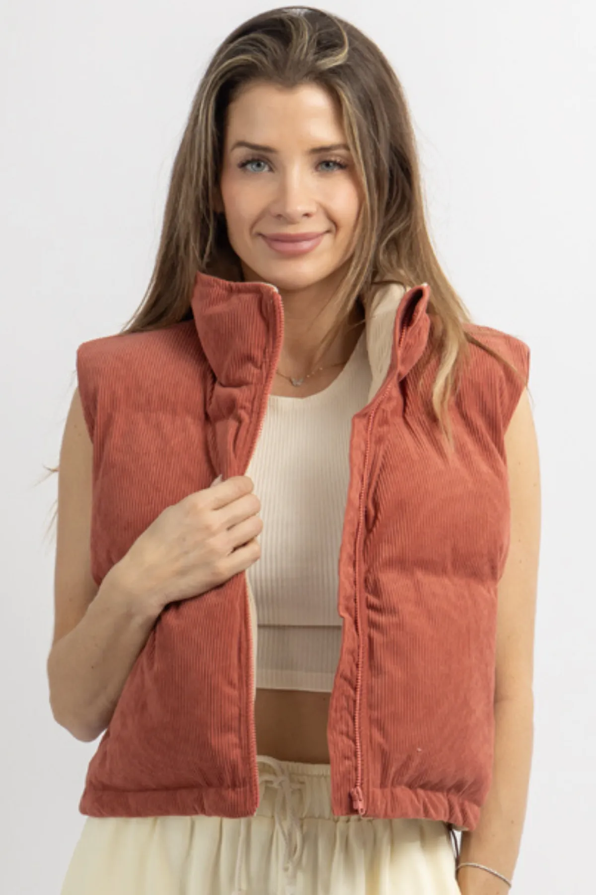 INSIDE OUT SCARLET VEST