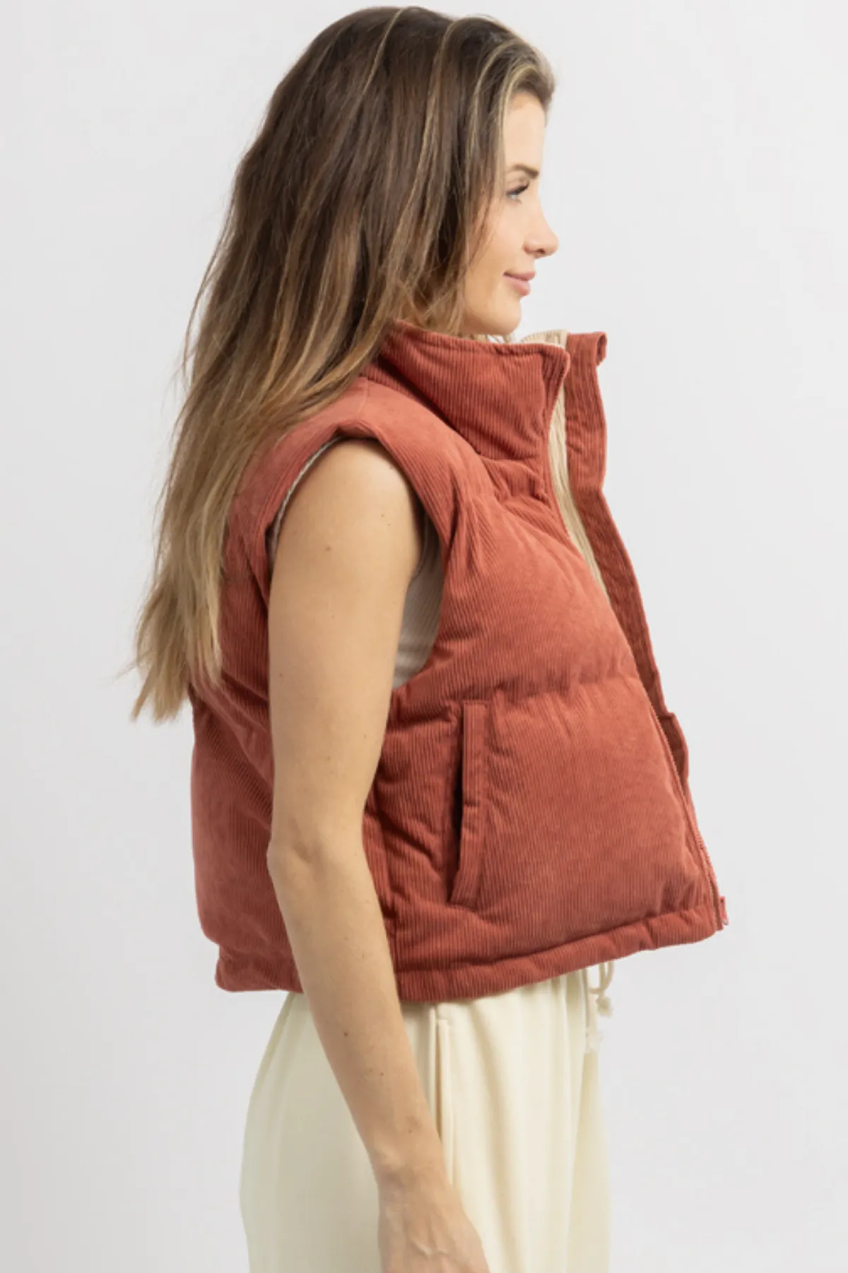 INSIDE OUT SCARLET VEST