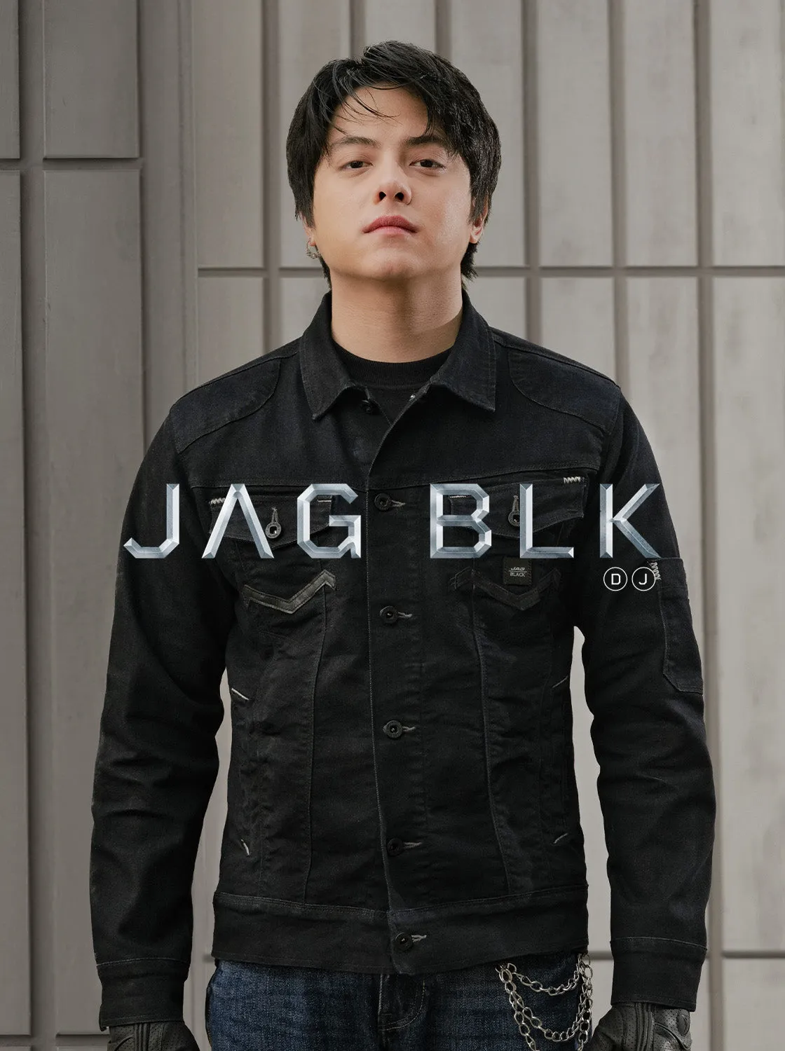 Jag Black Hardcore Collection Featuring Daniel Padilla - Men's Jacket Motto Fit