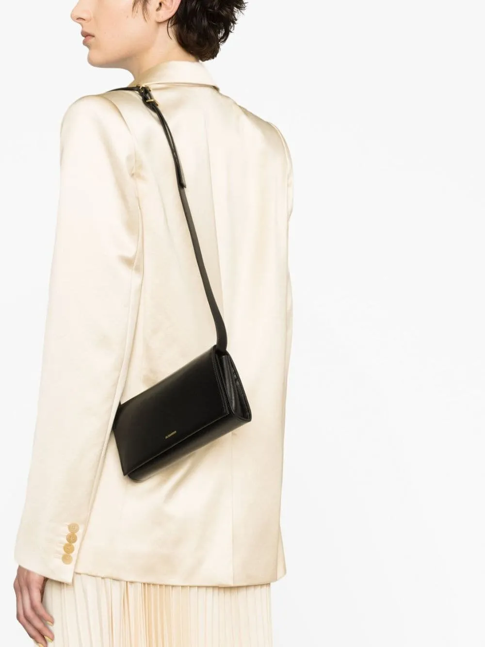 Jil Sander Capsule    Jil Sander Capsule All Day Small Leather Crossbody Bag