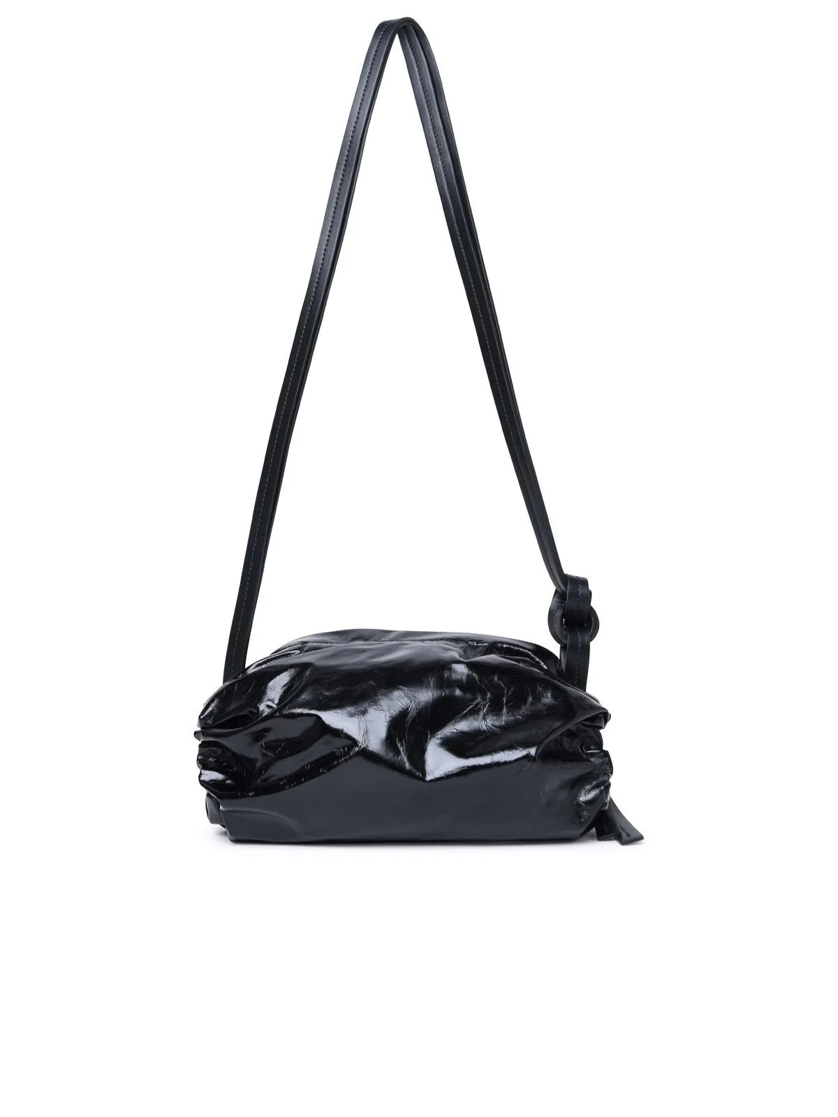 Jil Sander    Jil Sander 'Crossbody' Small Black Calf Lear Bag