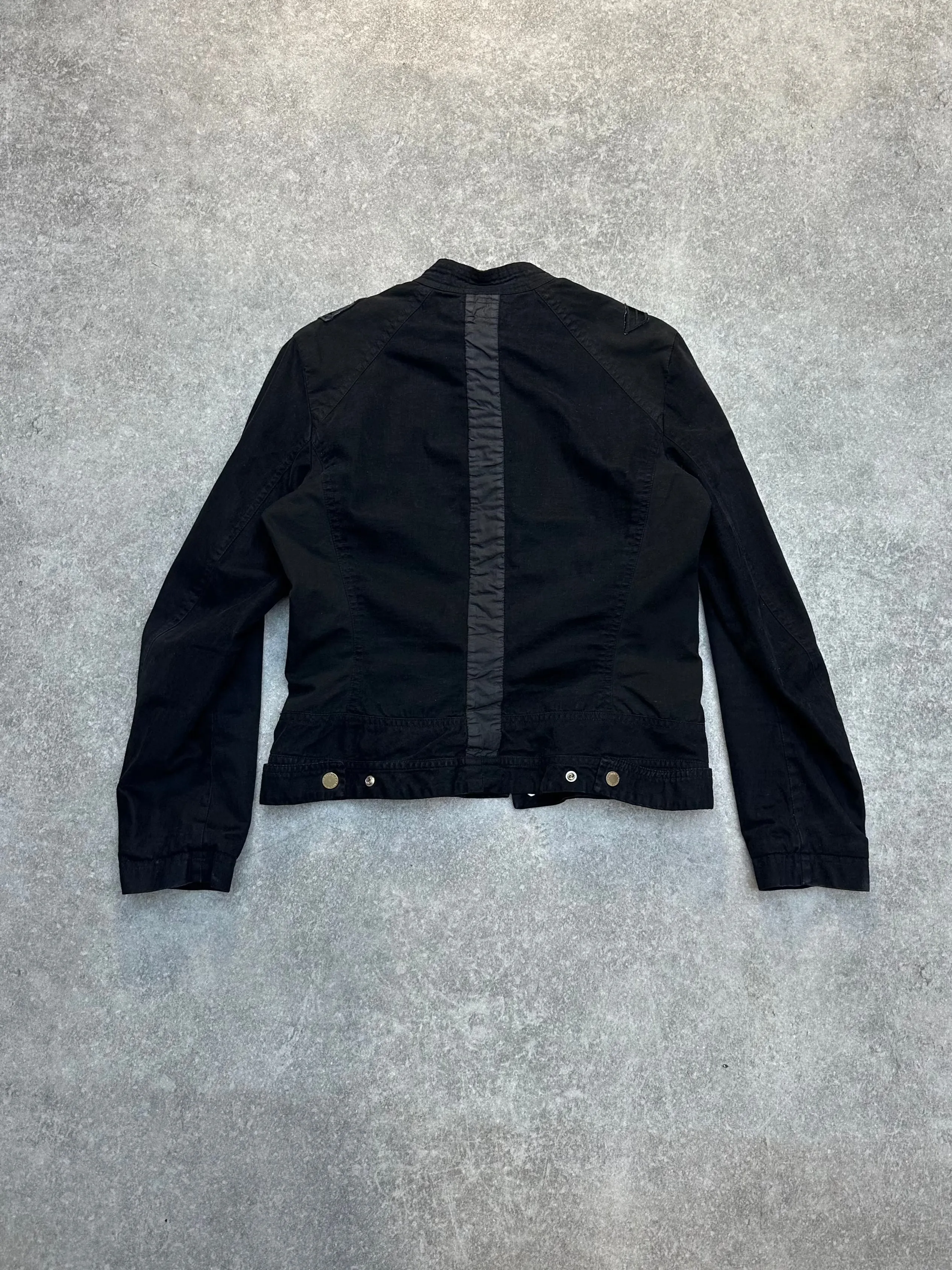 Jimmy Taverniti Panelled Button Details Military Style Jacket