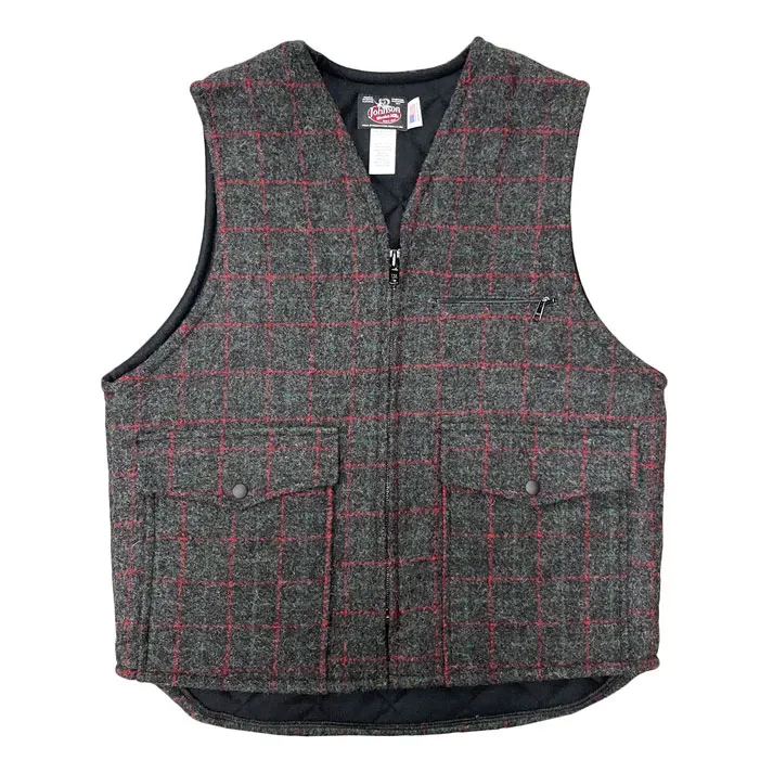 Johnson Woolen Mills Traditional Wool Vest Lined