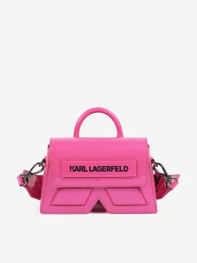 Karl Lagerfeld Girls Ikon K Crossbody Bag in Pink (18.5cm)