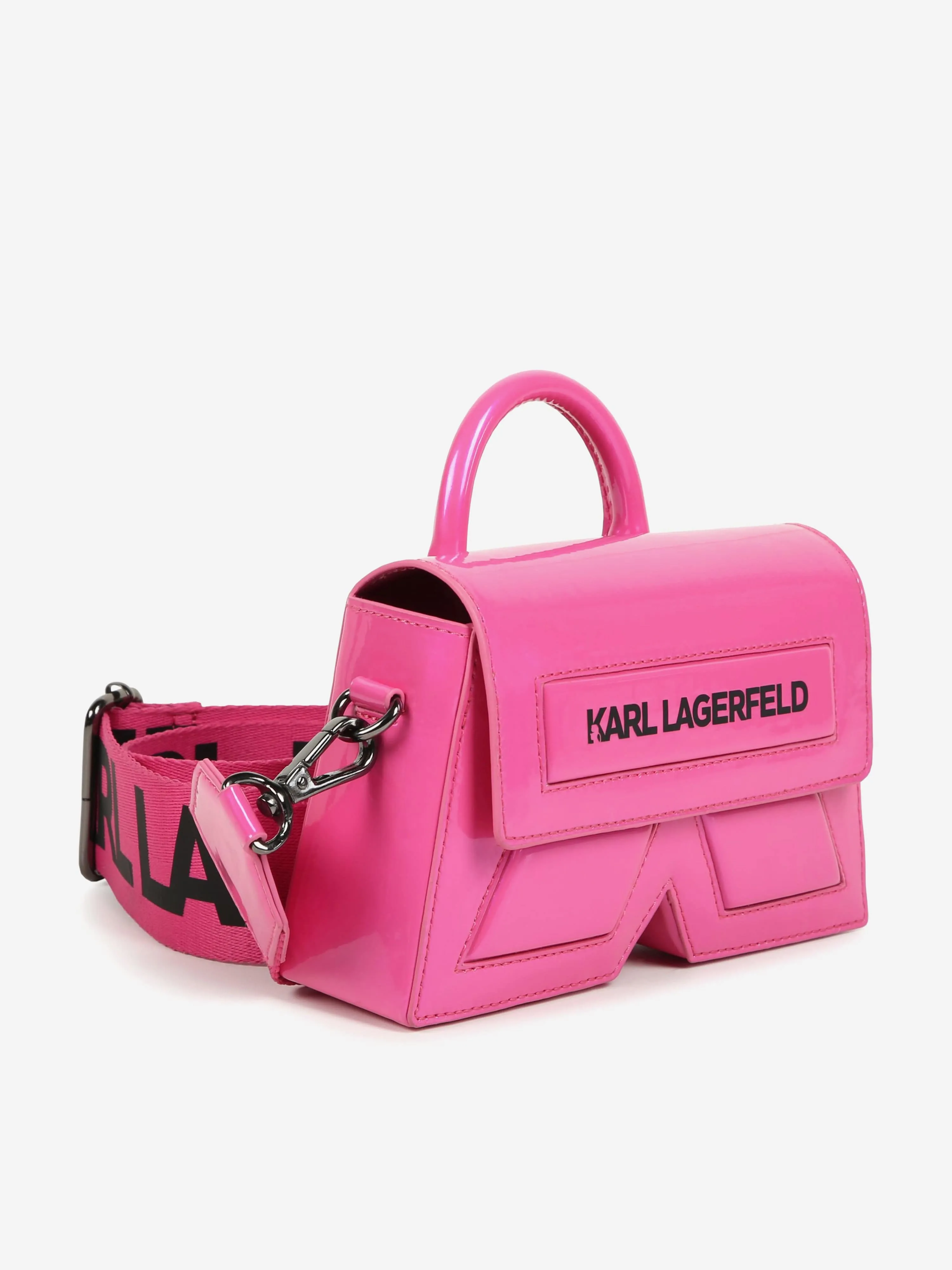 Karl Lagerfeld Girls Ikon K Crossbody Bag in Pink (18.5cm)