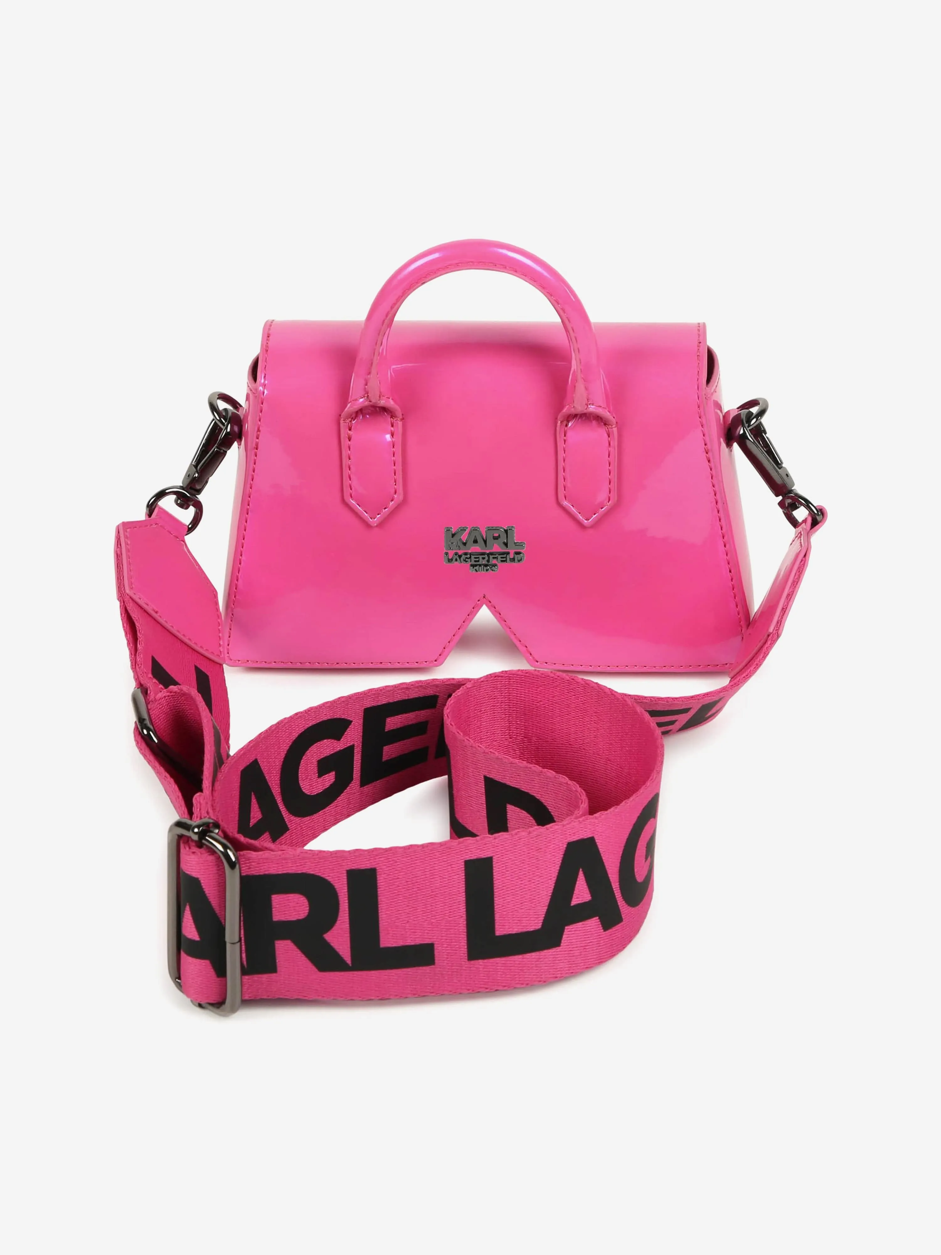 Karl Lagerfeld Girls Ikon K Crossbody Bag in Pink (18.5cm)