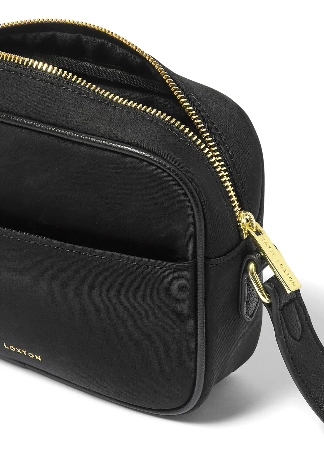 Katie Loxton Nylon Luxe Camera Bag, Black